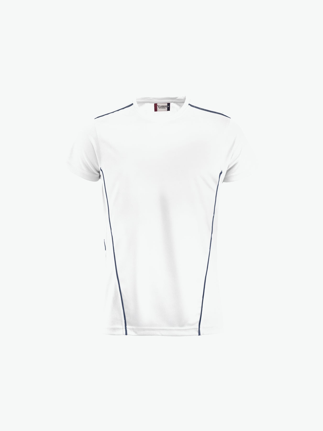 Clique Ice Sport-T - Wit/Navy T-Shirt Clique XS