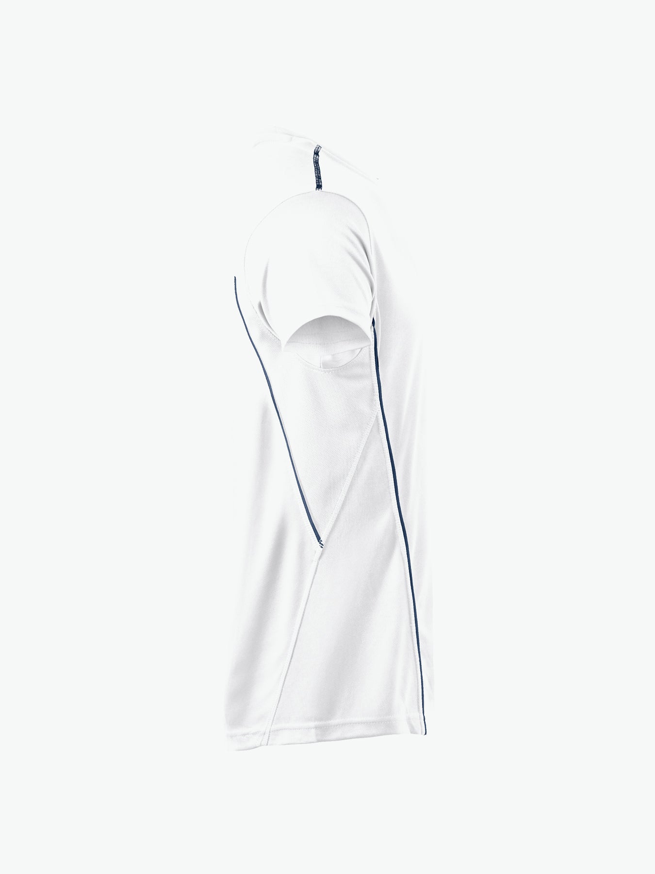 Clique Ice Sport-T - Wit/Navy T-Shirt Clique