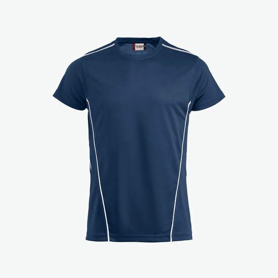 Clique Ice Sport-T - Navy/Wit T-Shirt Clique XS