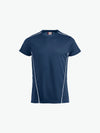 Clique Ice Sport-T - Navy/Wit T-Shirt Clique XS