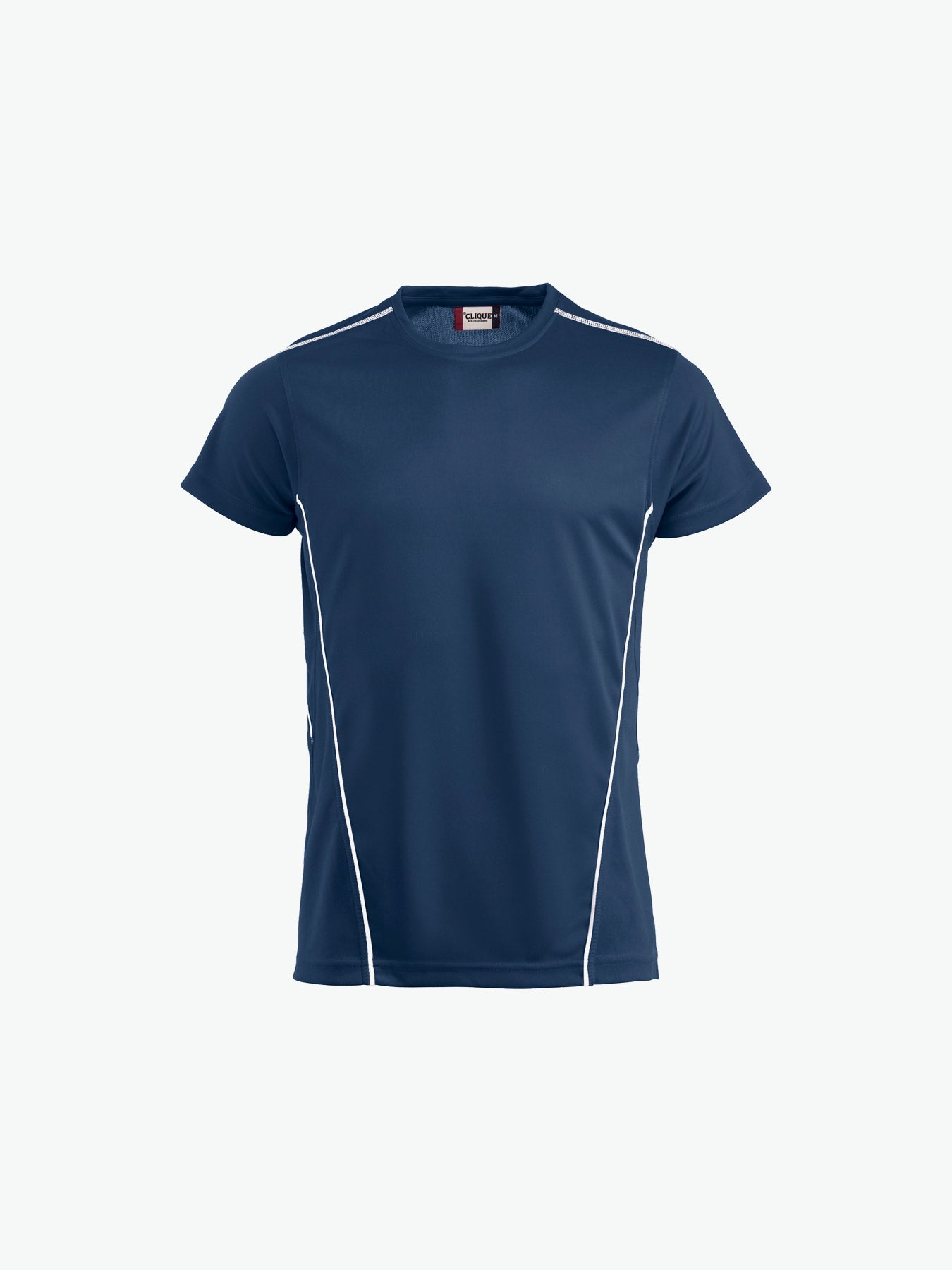 Clique Ice Sport-T - Navy/Wit T-Shirt Clique XS