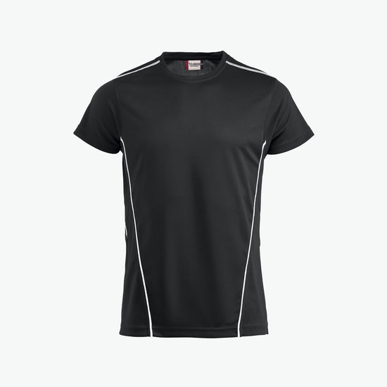 Clique Ice Sport-T - Zwart/Wit T-Shirt Clique