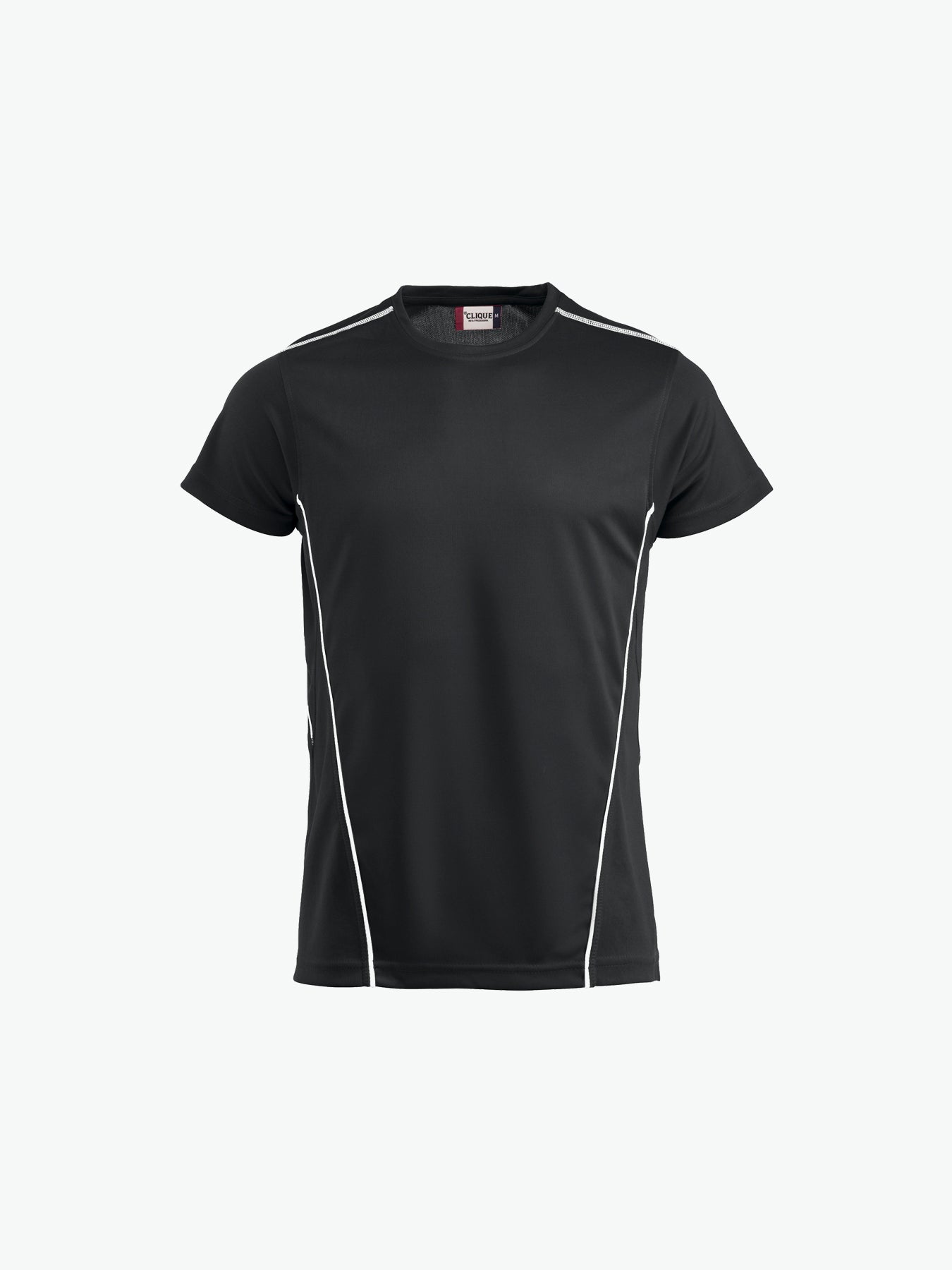 Clique Ice Sport-T - Zwart/Wit T-Shirt Clique