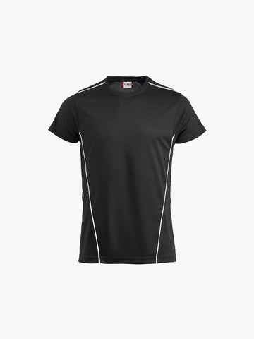 Clique Ice Sport-T - Zwart/Wit T-Shirt Clique