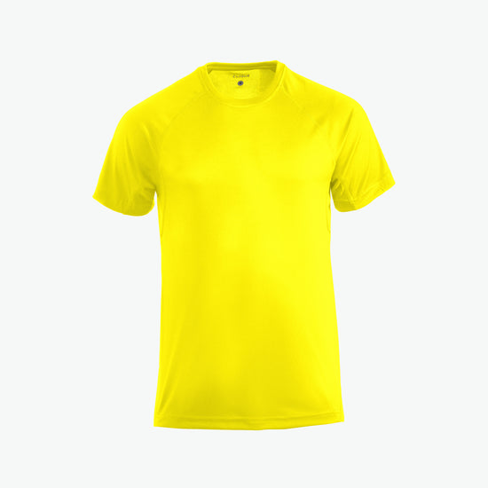 Clique Premium Active-T - Signaalgeel T-Shirt Clique S