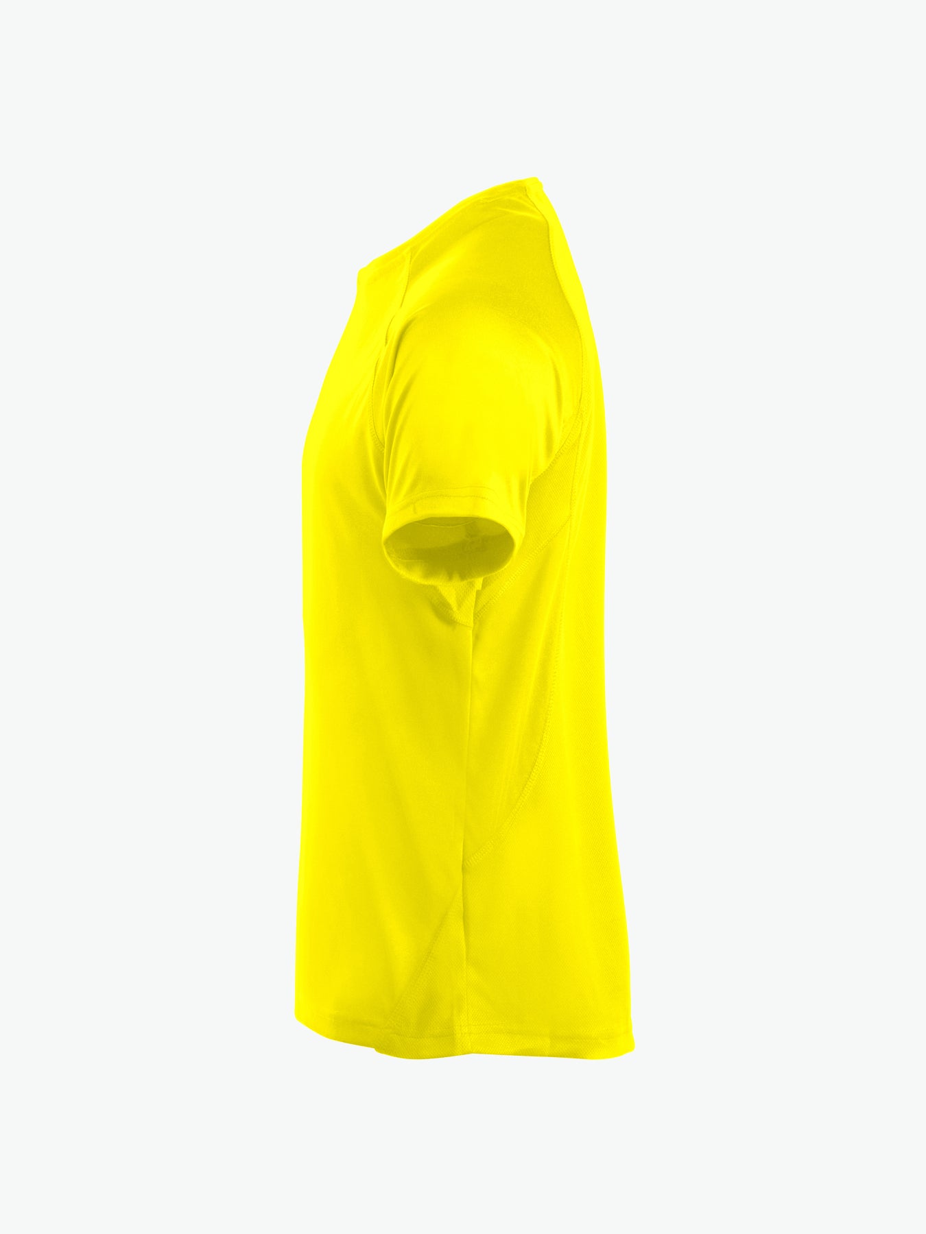 Clique Premium Active-T - Signaalgeel T-Shirt Clique