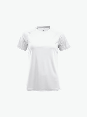 Clique Premium Active-T Women - Wit T-Shirt Dames Clique S