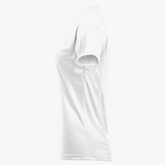 Clique Premium Active-T Women - Wit T-Shirt Dames Clique