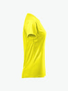 Clique Premium Active-T Women - Signaalgeel T-Shirt Dames Clique