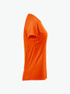 Clique Premium Active-T Women - Signaaloranje T-Shirt Dames Clique