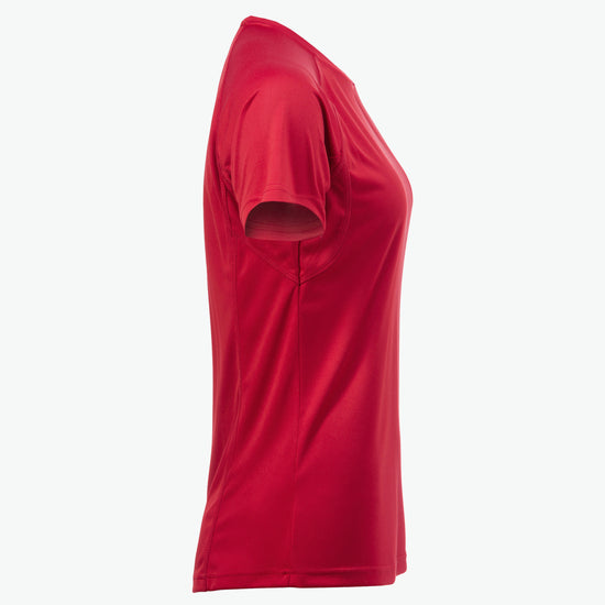 Clique Premium Active-T Women - Rood T-Shirt Dames Clique