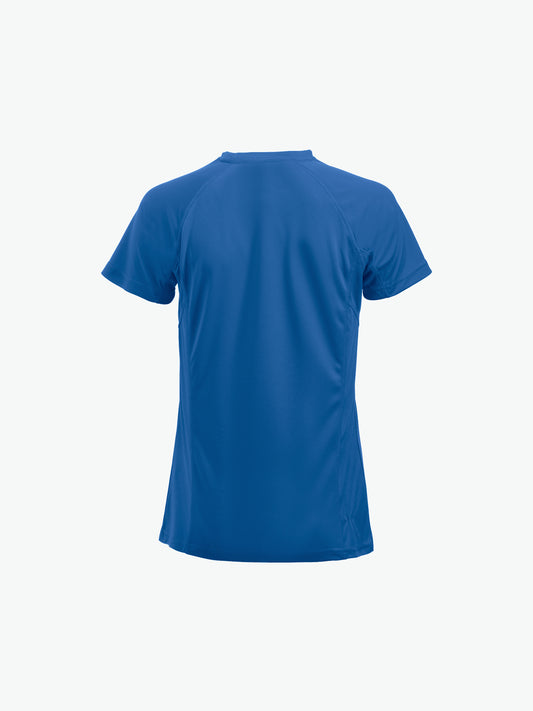 Clique Premium Active-T Women - Kobalt T-Shirt Dames Clique