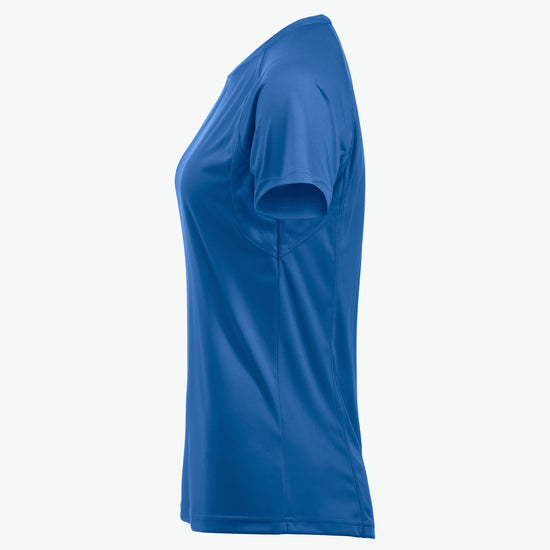 Clique Premium Active-T Women - Kobalt T-Shirt Dames Clique