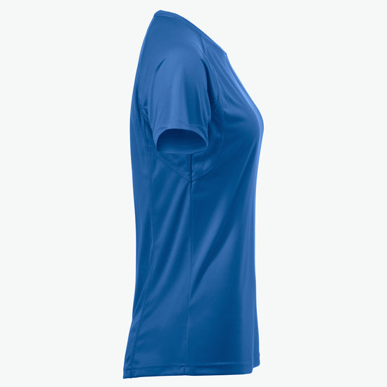 Clique Premium Active-T Women - Kobalt T-Shirt Dames Clique