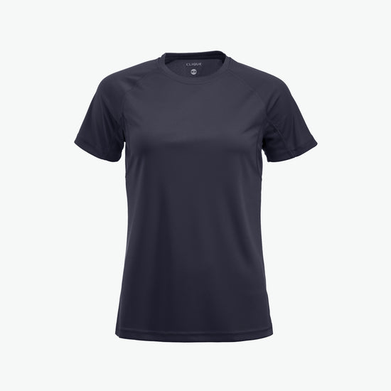 Clique Premium Active-T Women - Dark Navy T-Shirt Dames Clique S