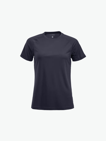 Clique Premium Active-T Women - Dark Navy T-Shirt Dames Clique S