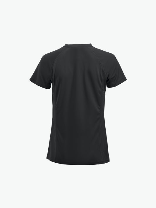 Clique Premium Active-T Women - Zwart T-Shirt Dames Clique