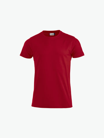 Clique Premium-T Mens - Rood T-Shirt Clique S