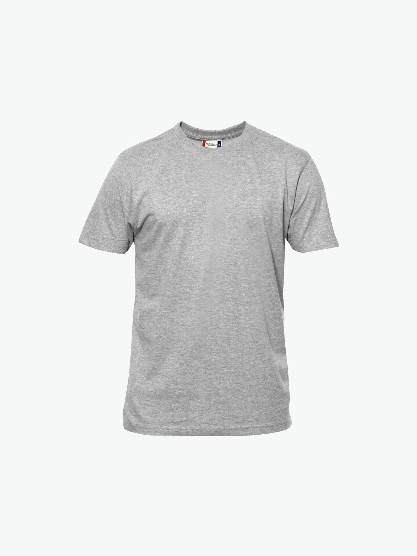 Clique Premium-T Mens - Grijsmelange T-Shirt Clique S