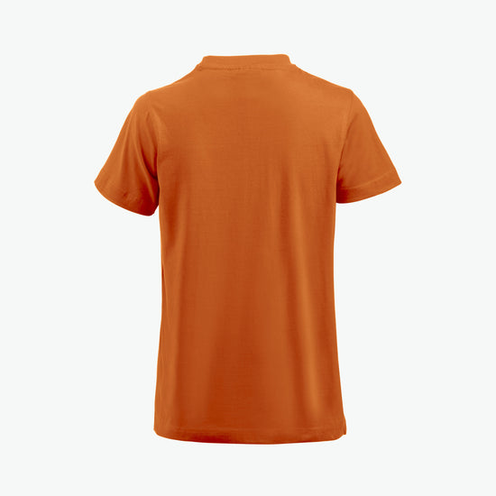 Clique Premium-T Women - Dieporanje T-Shirt Dames Clique