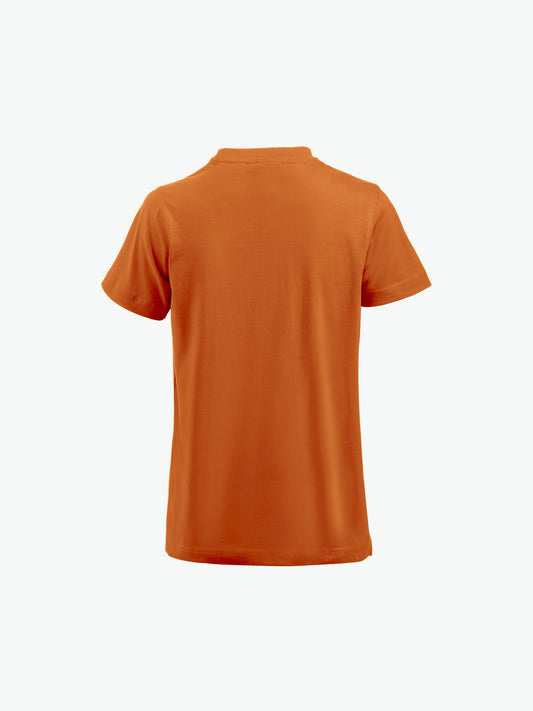 Clique Premium-T Women - Dieporanje T-Shirt Dames Clique