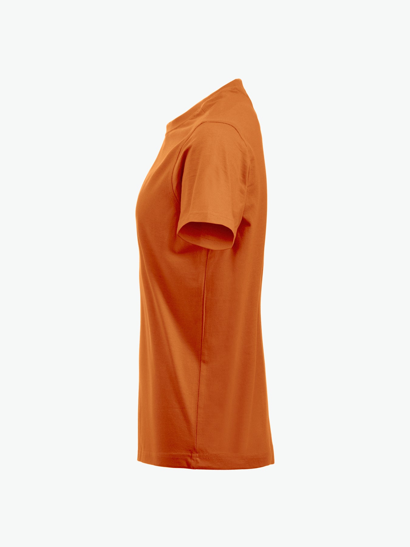 Clique Premium-T Women - Dieporanje T-Shirt Dames Clique