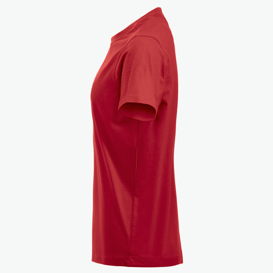 Clique Premium-T Women - Rood T-Shirt Dames Clique