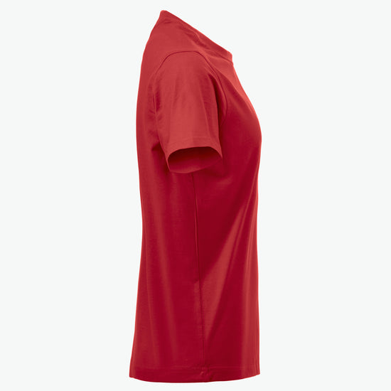 Clique Premium-T Women - Rood T-Shirt Dames Clique