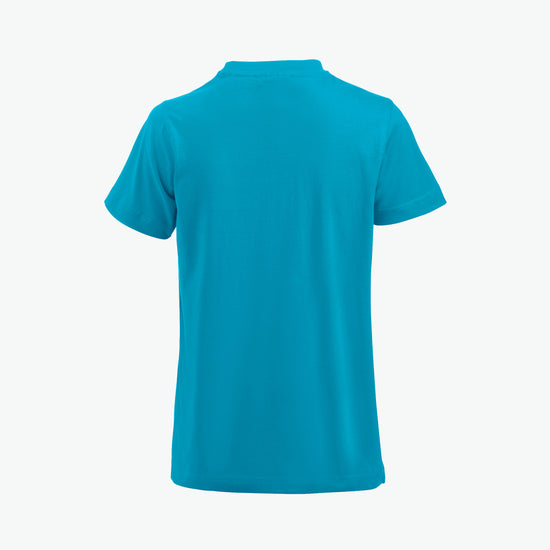 Clique Premium-T Women - Turquoise T-Shirt Dames Clique