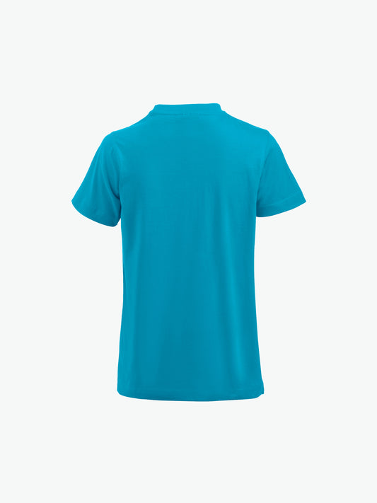 Clique Premium-T Women - Turquoise T-Shirt Dames Clique
