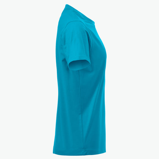 Clique Premium-T Women - Turquoise T-Shirt Dames Clique