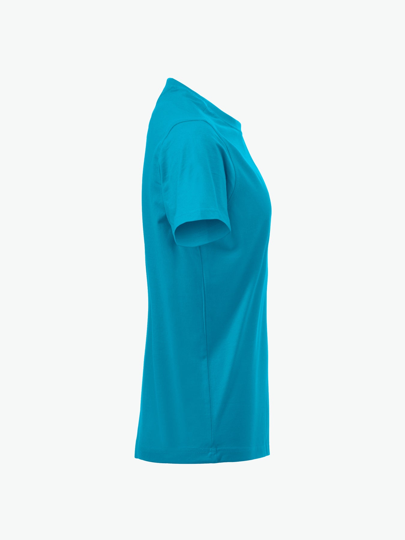 Clique Premium-T Women - Turquoise T-Shirt Dames Clique