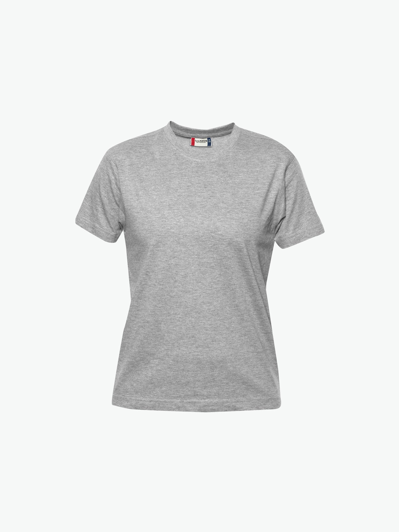 Clique Premium-T Women - Grijsmelange T-Shirt Dames Clique S