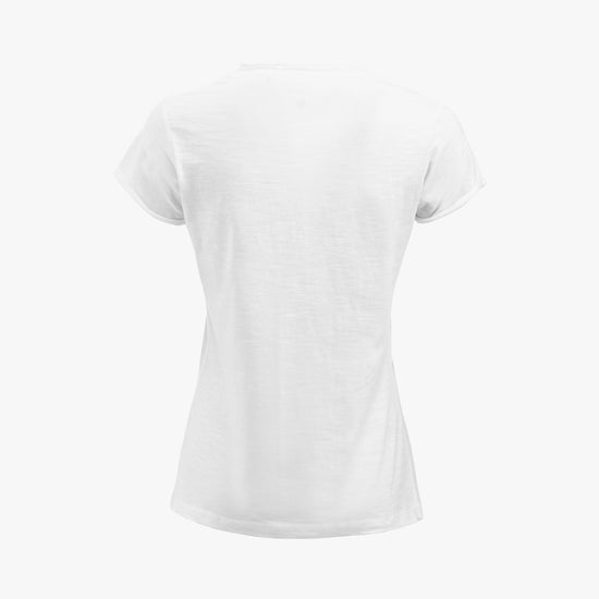 Clique Derby-T Women - Steenwit T-Shirt Dames Clique