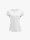 Clique Derby-T Women - Steenwit T-Shirt Dames Clique