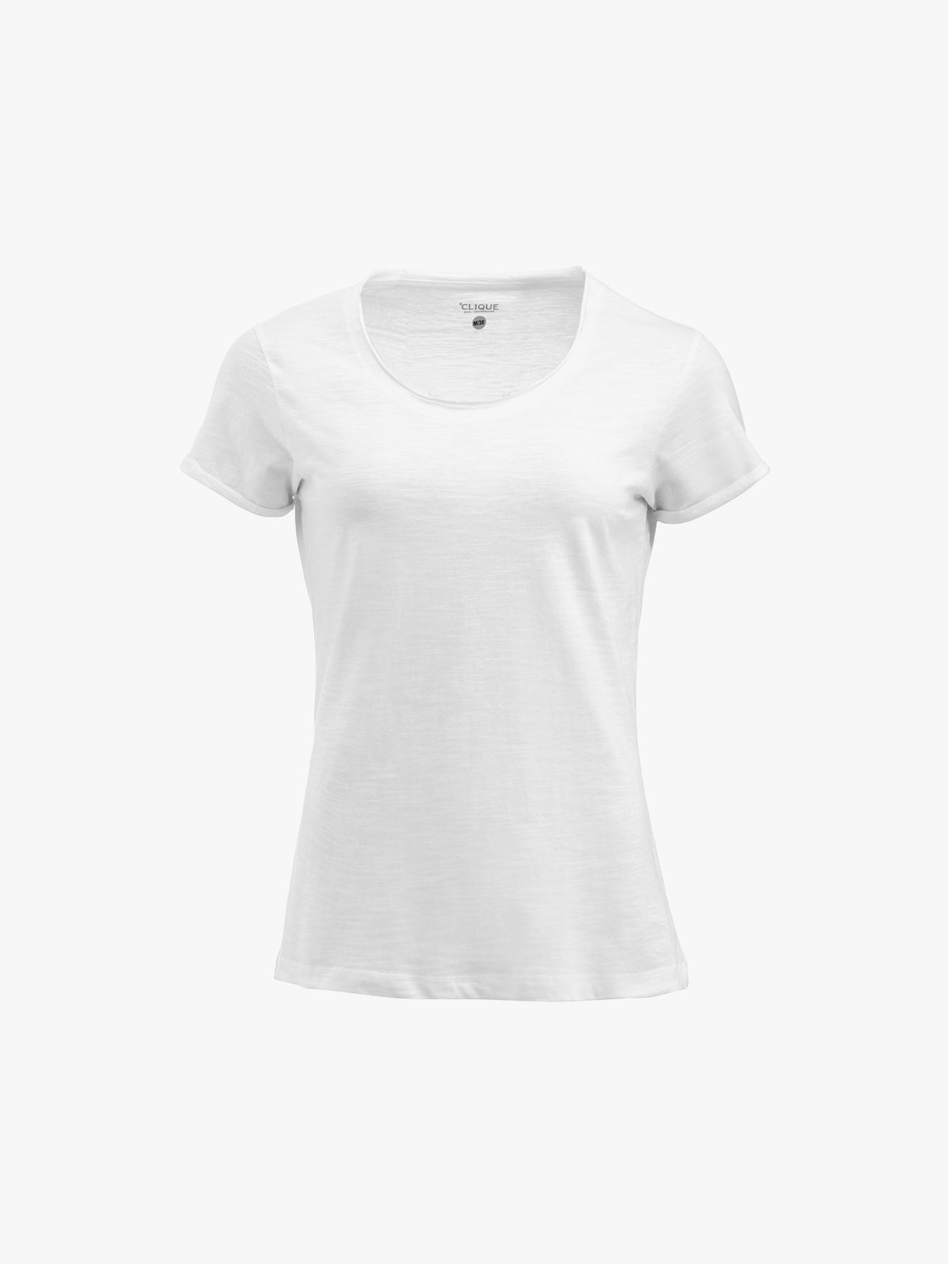 Clique Derby-T Women - Steenwit T-Shirt Dames Clique
