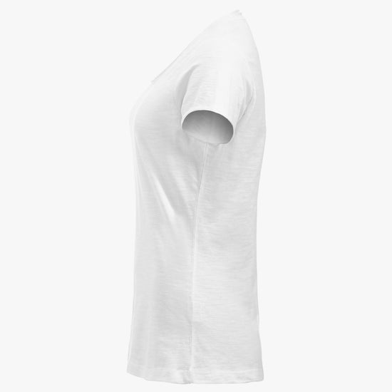 Clique Derby-T Women - Steenwit T-Shirt Dames Clique