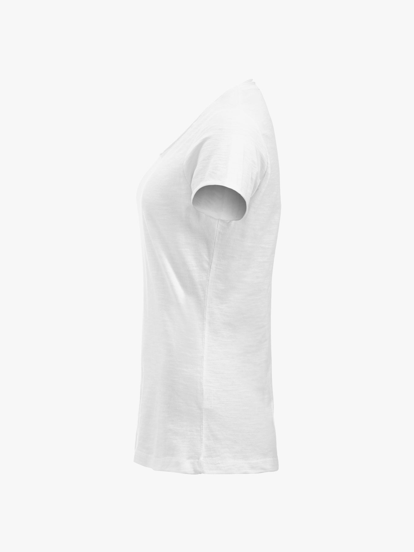 Clique Derby-T Women - Steenwit T-Shirt Dames Clique