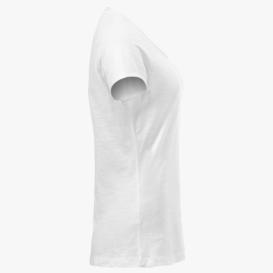Clique Derby-T Women - Steenwit T-Shirt Dames Clique