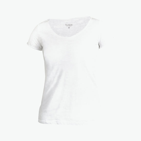 Clique Derby-T Women - Steenwit T-Shirt Dames Clique XS