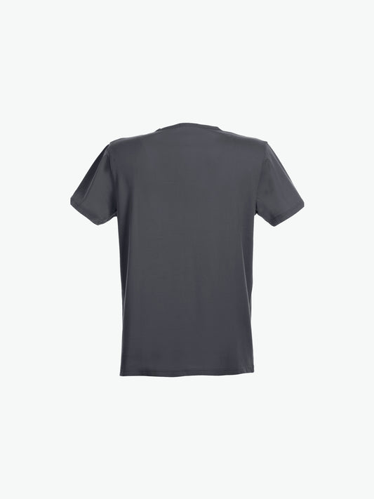 Clique Stretch-T - Antraciet Melange T-Shirt Clique