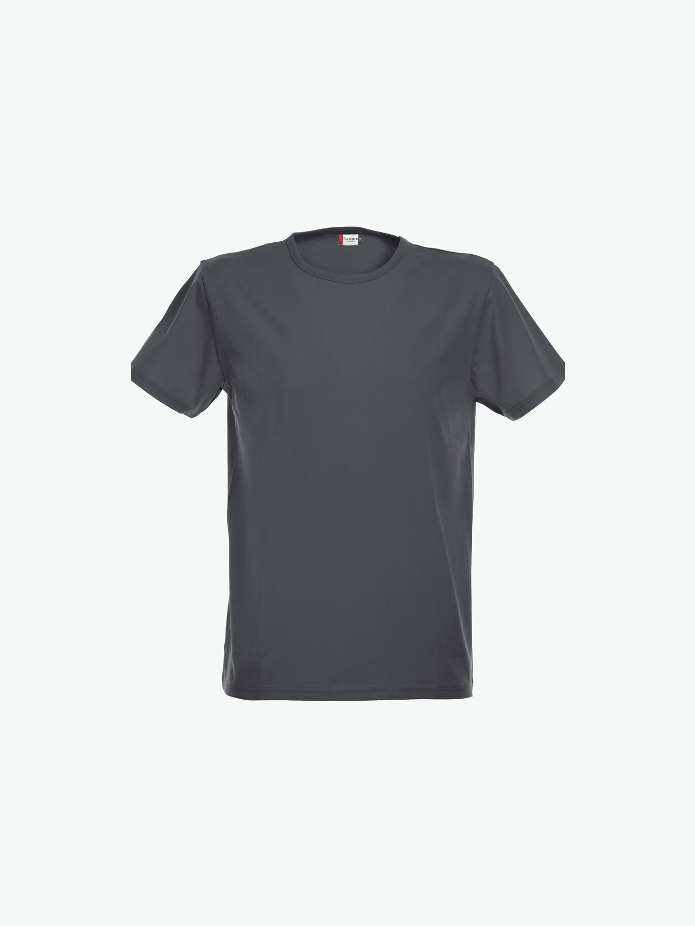 Clique Stretch-T - Antraciet Melange T-Shirt Clique S