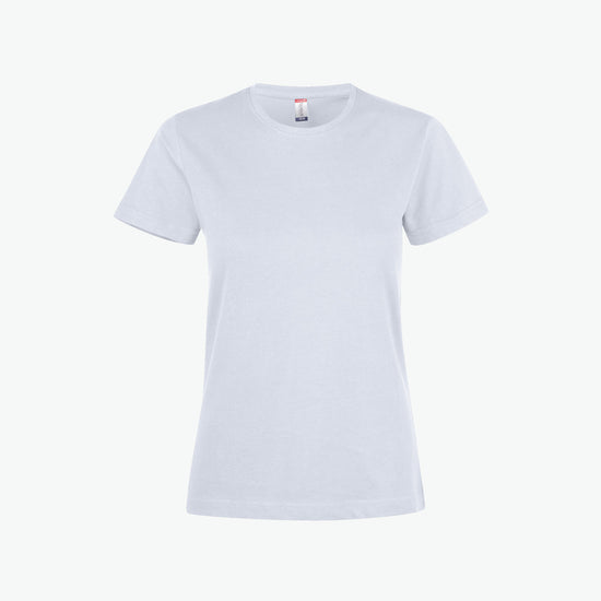 Clique Premium Fashion-T Women - Wit T-Shirt Dames Clique XS