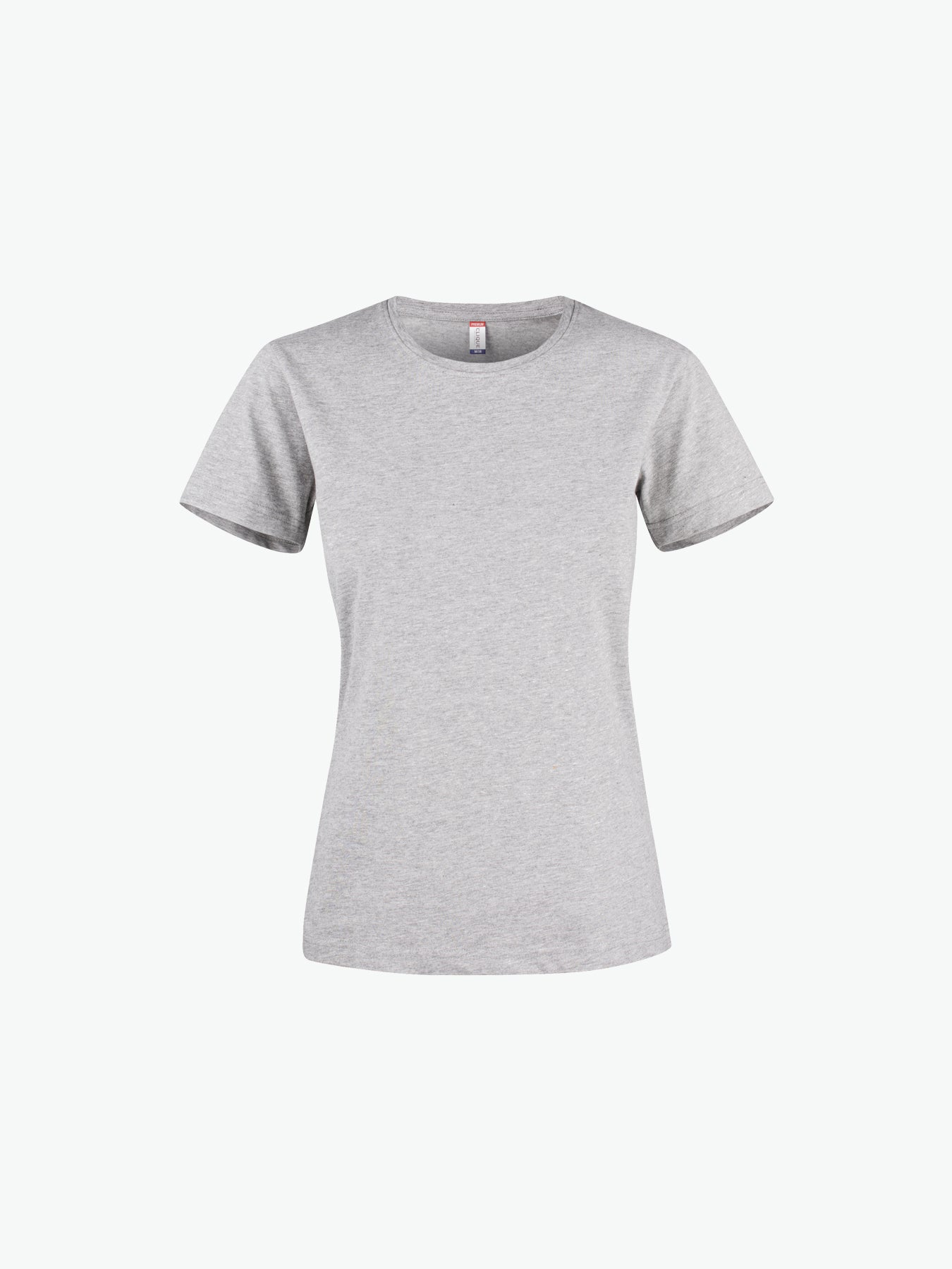 Clique Premium Fashion-T Women - Grijsmelange T-Shirt Dames Clique XS