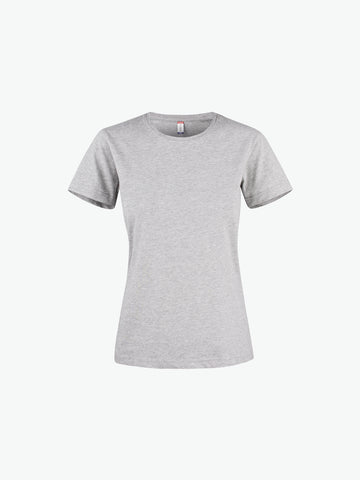 Clique Premium Fashion-T Women - Grijsmelange T-Shirt Dames Clique XS