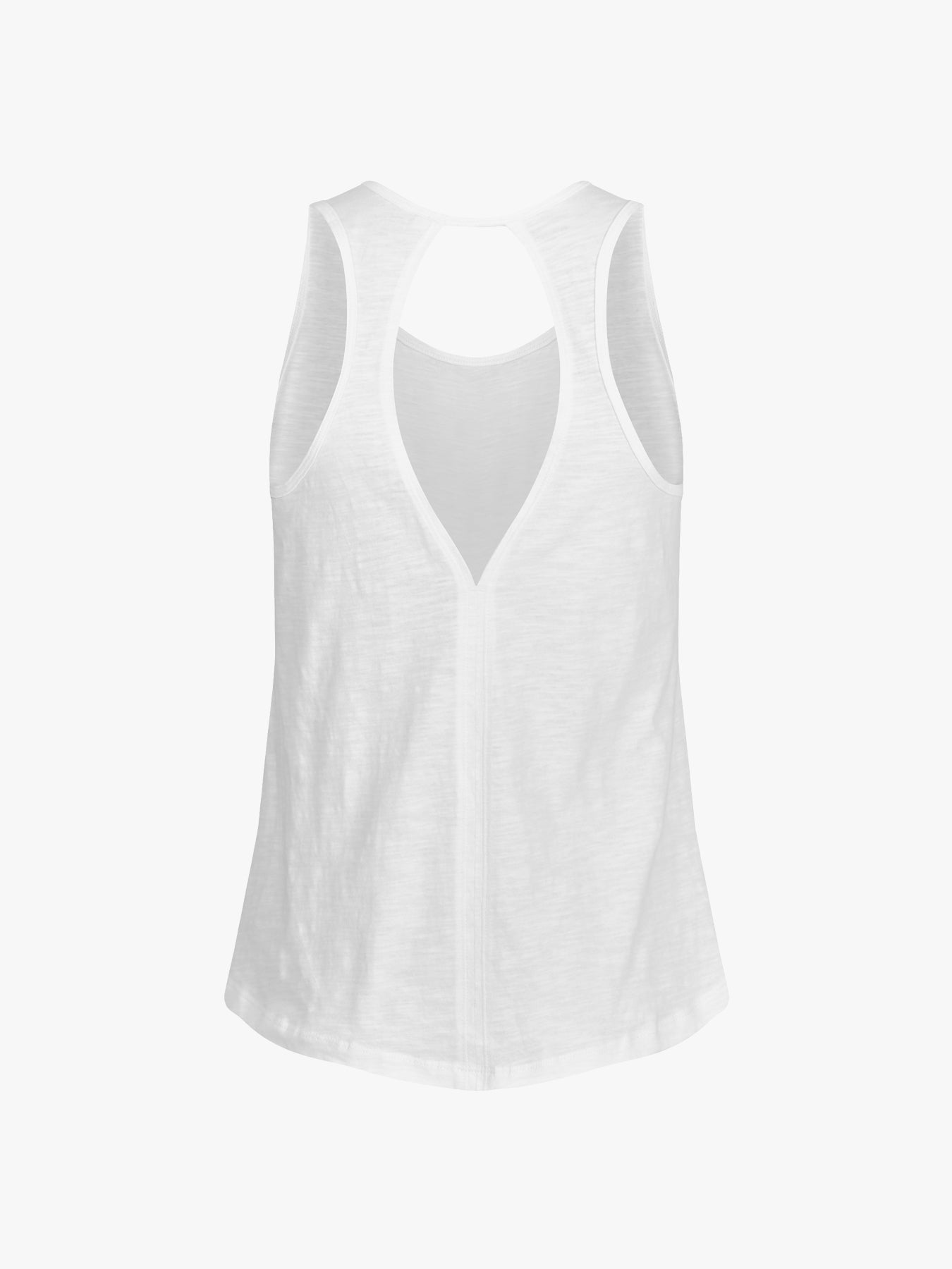 Clique Slub Tanktop Women - Wit Tanktop Dames Clique