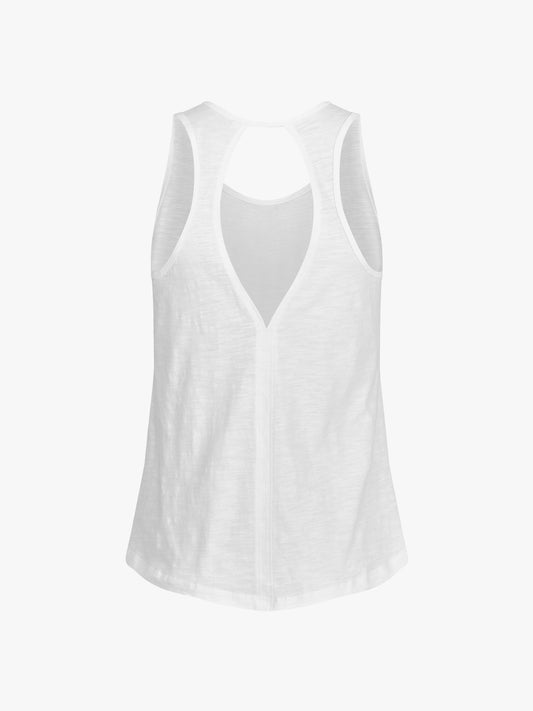 Clique Slub Tanktop Women - Wit Tanktop Dames Clique