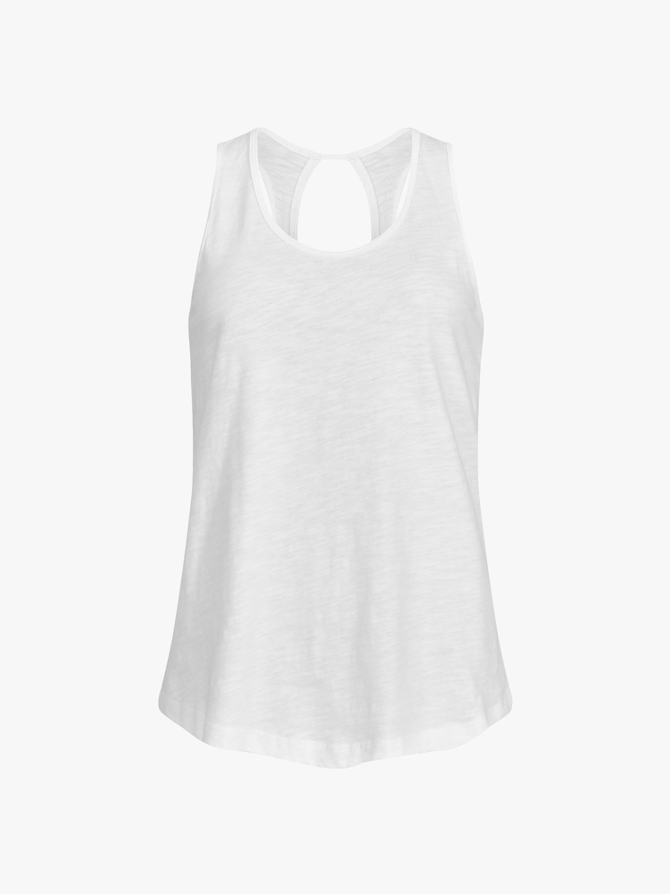 Clique Slub Tanktop Women - Wit Tanktop Dames Clique XS