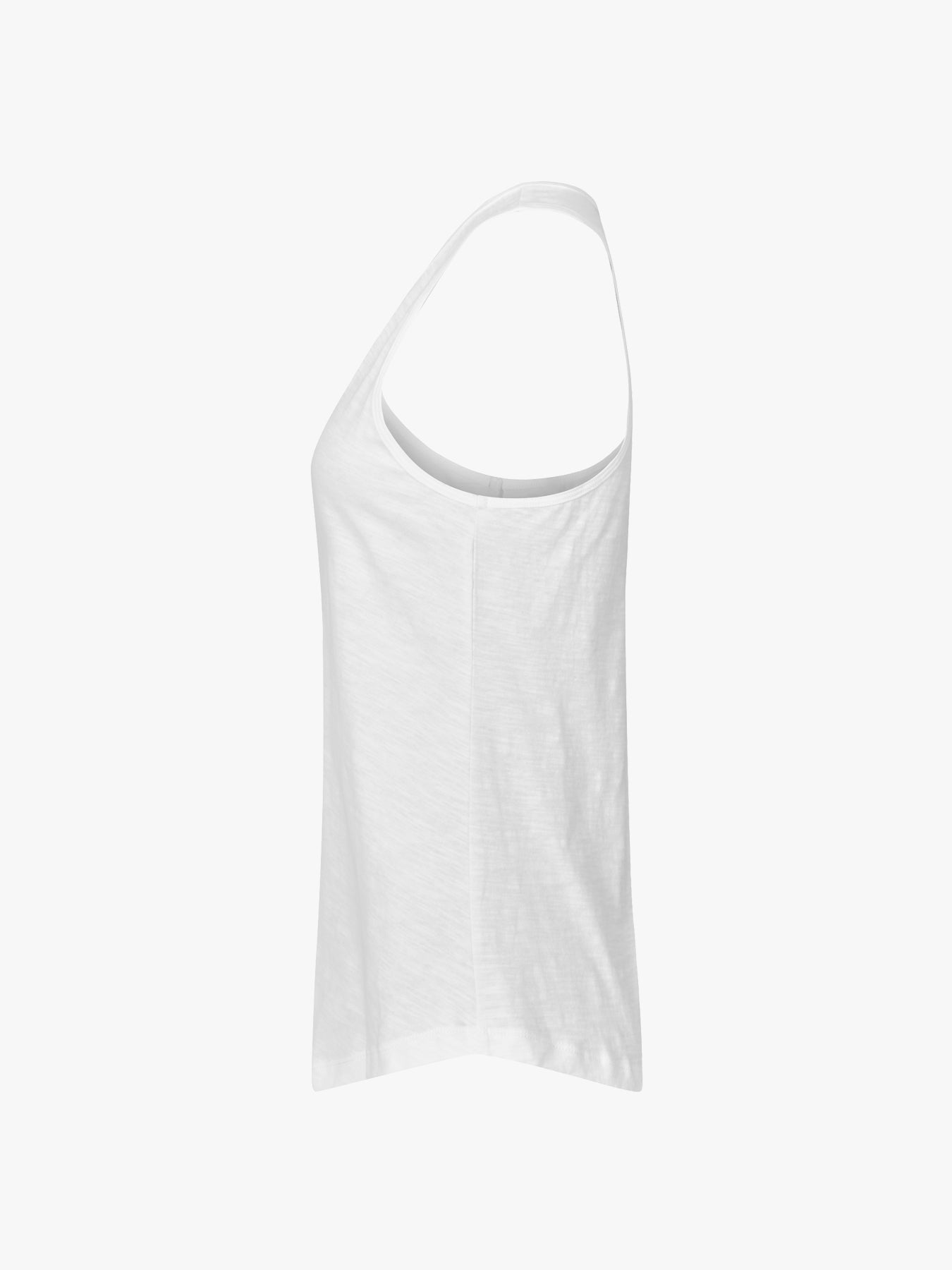 Clique Slub Tanktop Women - Wit Tanktop Dames Clique