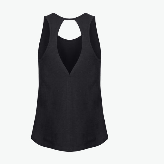 Clique Slub Tanktop Women - Zwart Tanktop Dames Clique